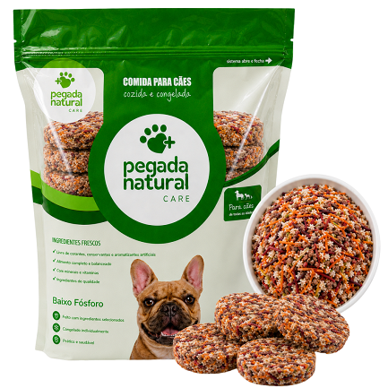 Baixo Teor Fósforo - Linha Care - Comida Natural Congelada para Cães Adultos